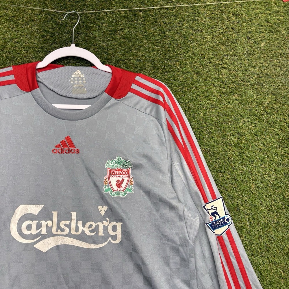 Vintage Carlsberg Soccer Jersey Mens Large Kappa Adidas Long Sleeve Gerrard #8